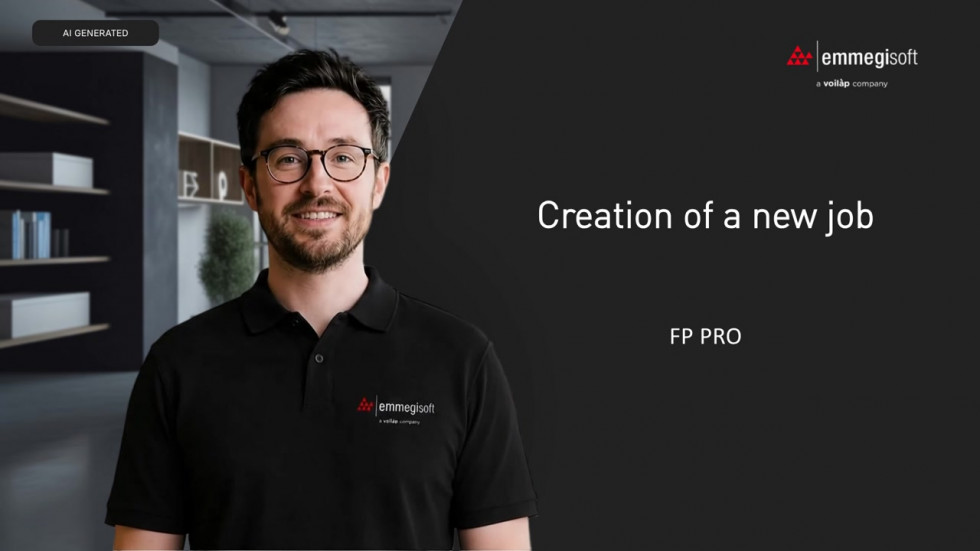 FP PRO - Creazione di una nuova commessa Emmegisoft